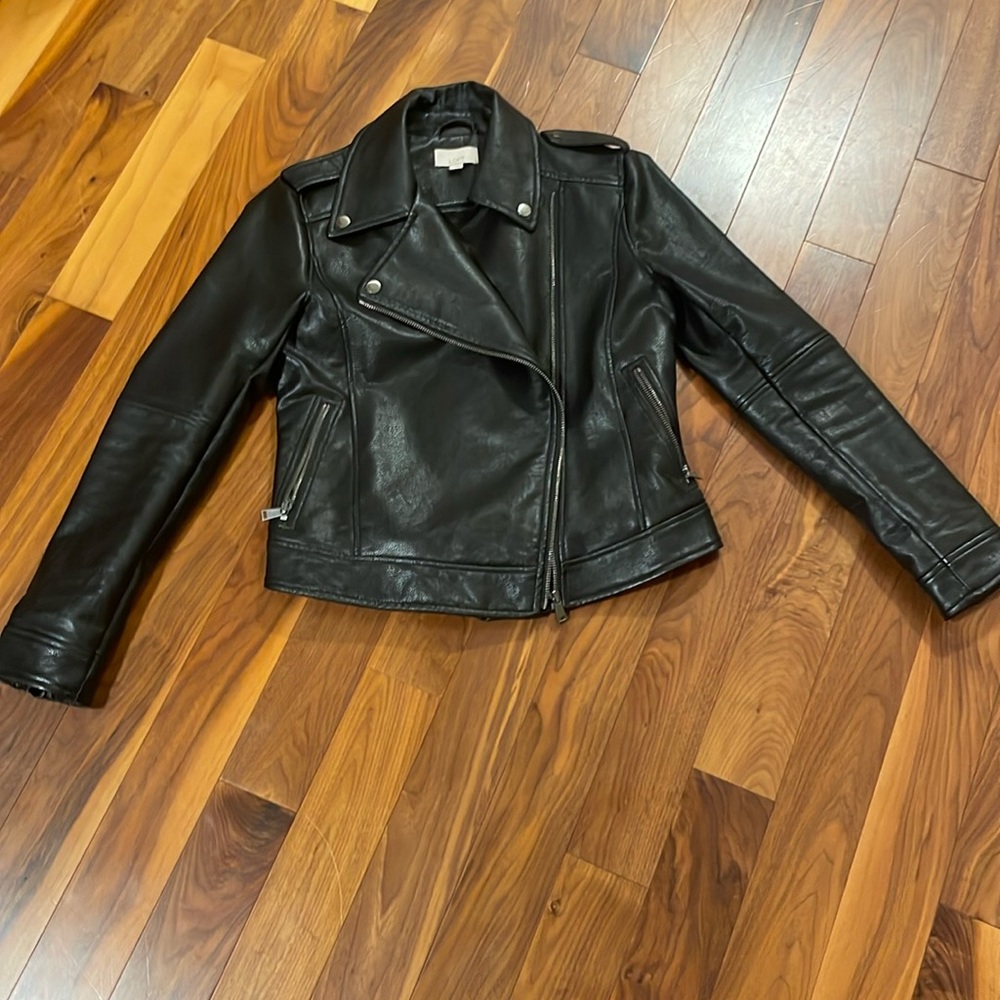 LOFT faux leather jacket